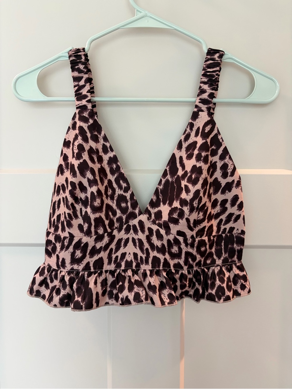 Kittenish cheetah print crop top